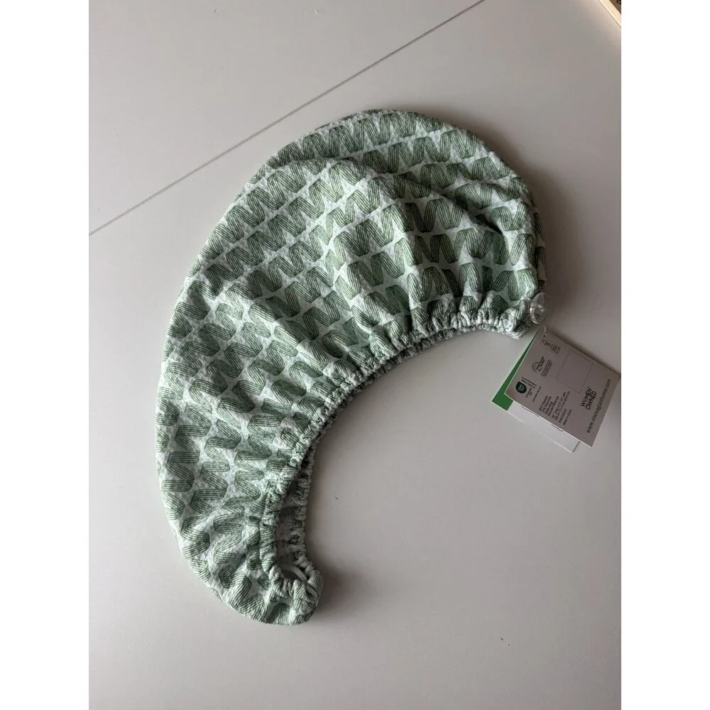 Once Again Home Co. Fast Drying Hair Towel Green